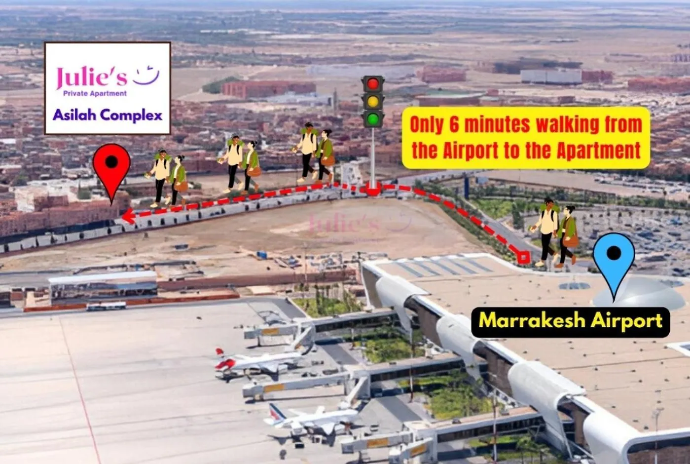 Julie Airport Marrakech Apartments Marrakesh 0*,
